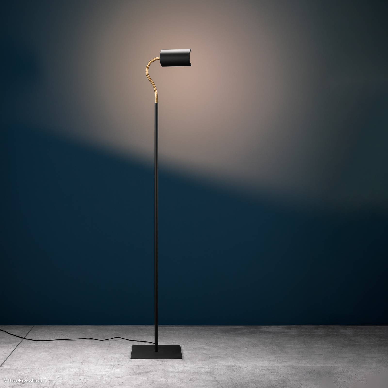 Catellani & Smith U. Flex LED-Stehleuchte schwarz