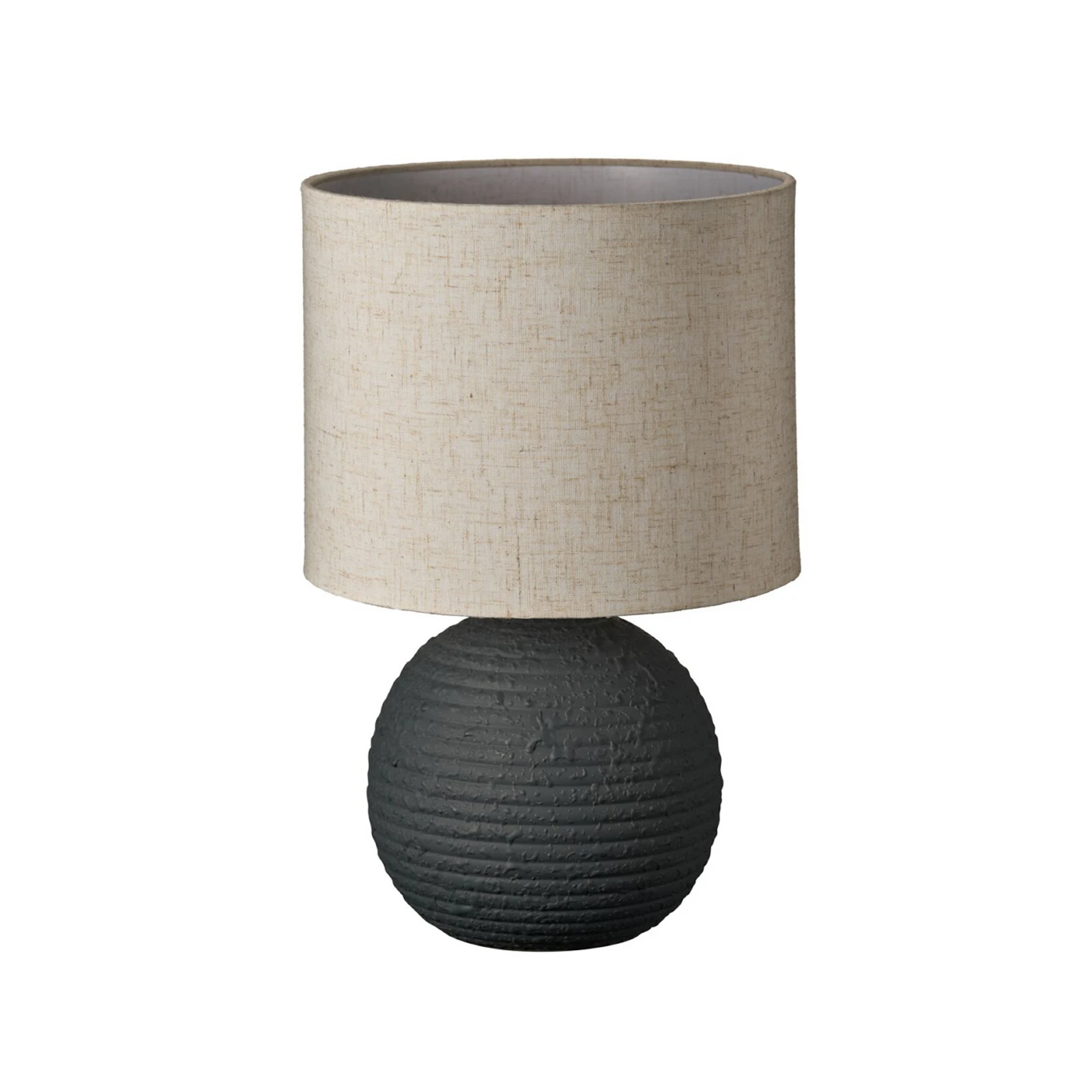 Lámpara de mesa Pauleen PURE BEAUTY, blanco/antracita, altura 36 cm