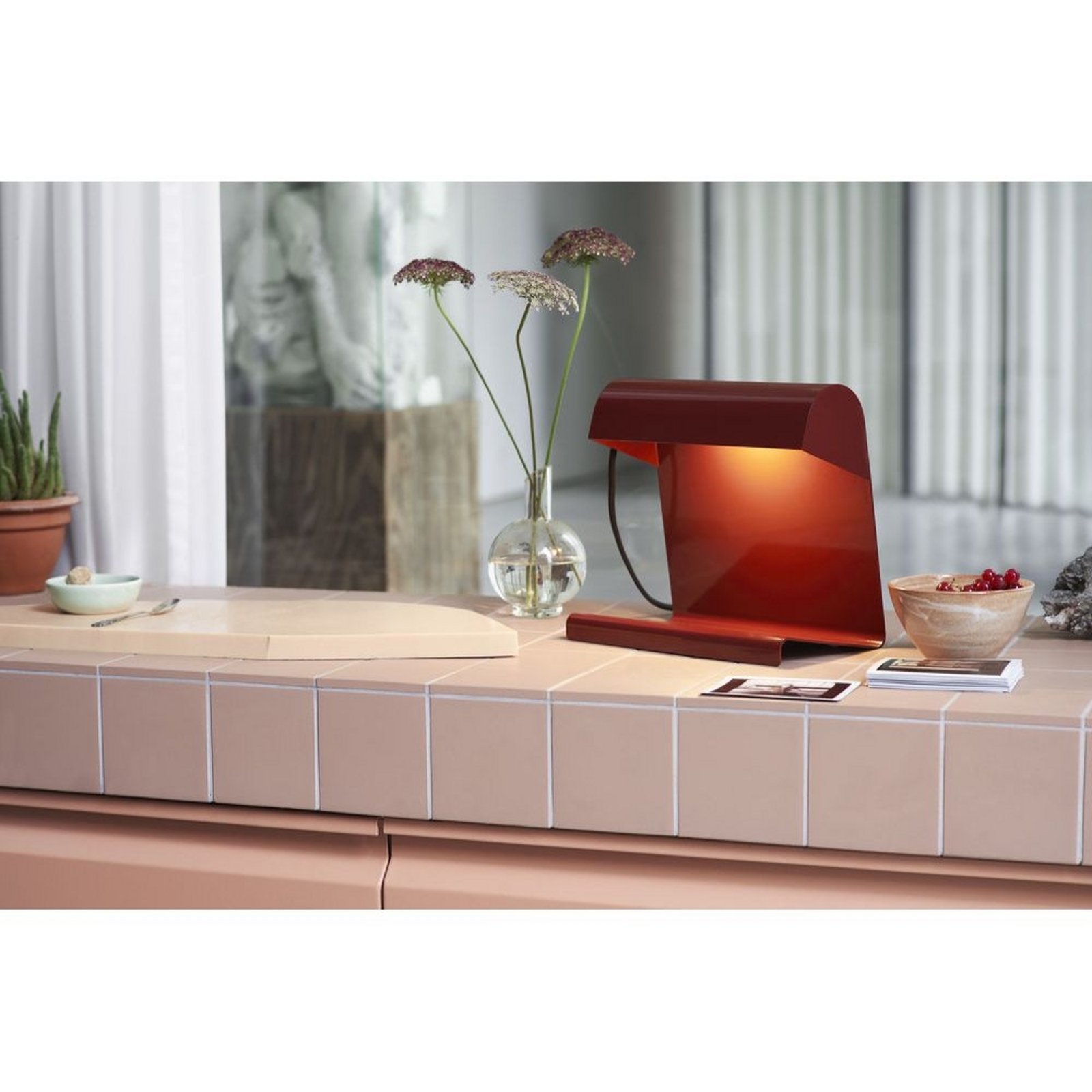 Lampe de Bureau Stolna Lampa Japanese Red - Vitra