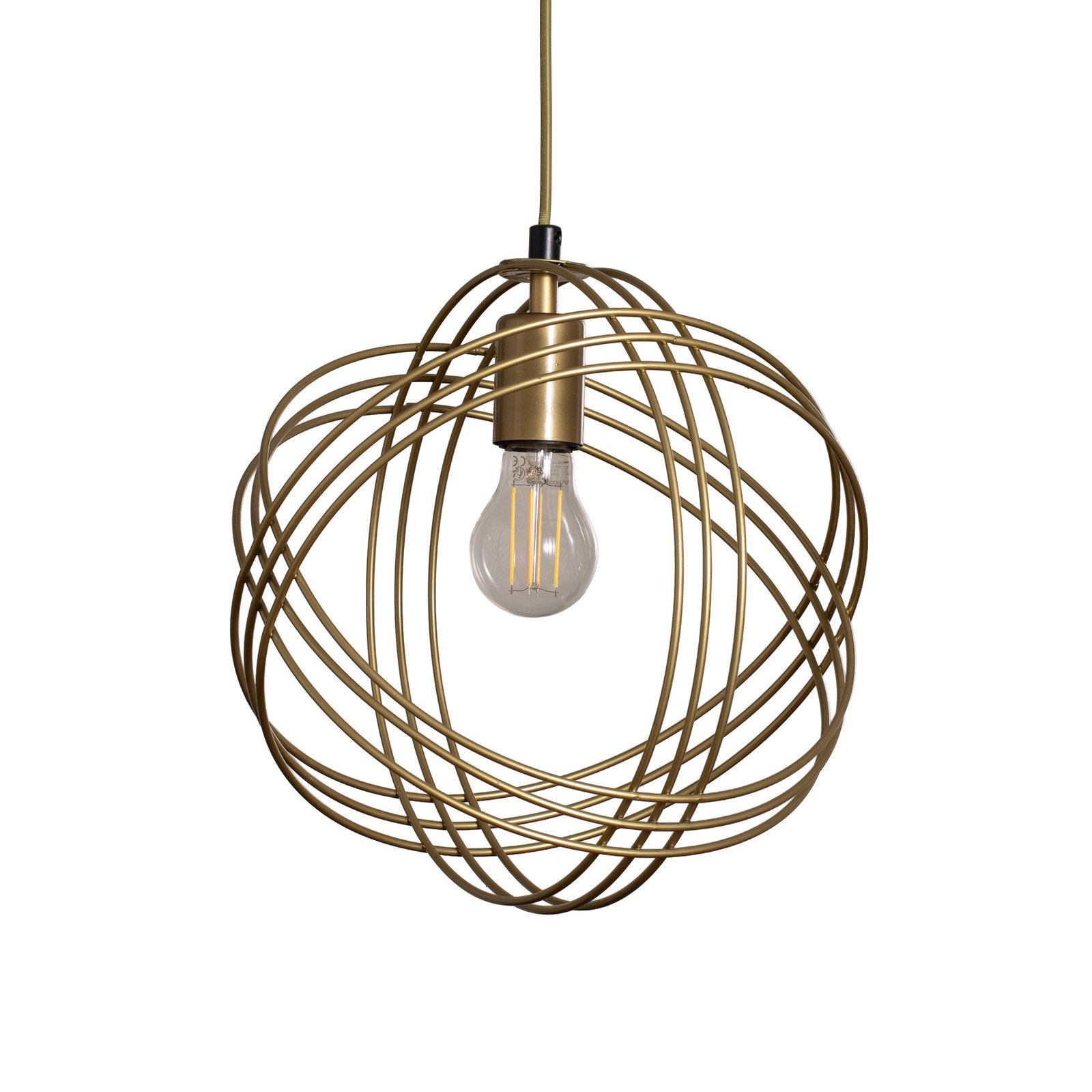 Suspension Mekik, vieil or, métal, Ø 28 cm