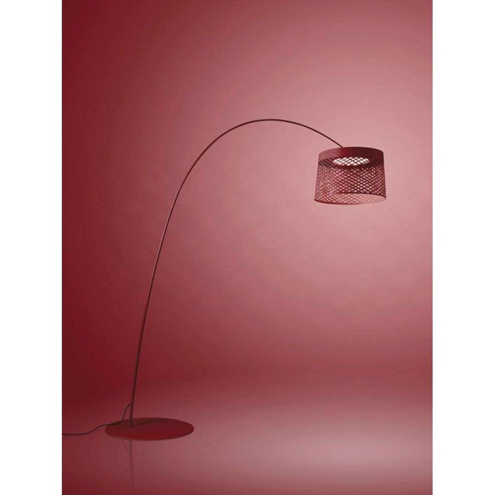 Twiggy Grid Lampadar de Exterior Carminio - Foscarini