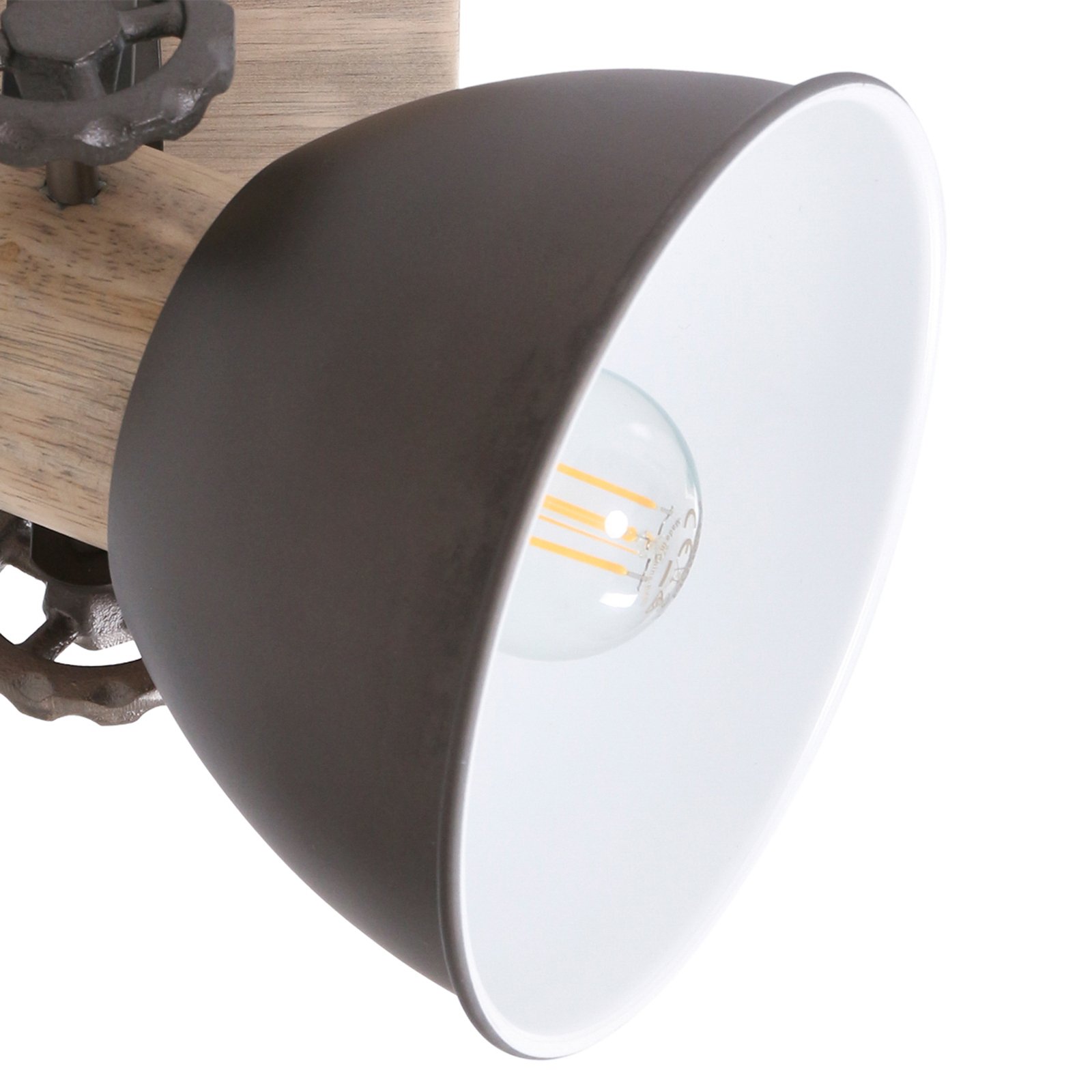 Takspotlight Gearwood, 1 lampa, antracit