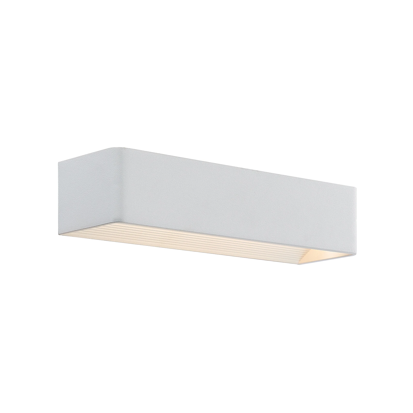 Arcchio LED fali lámpa Karam, 37 cm, fehér, fém, fel/le