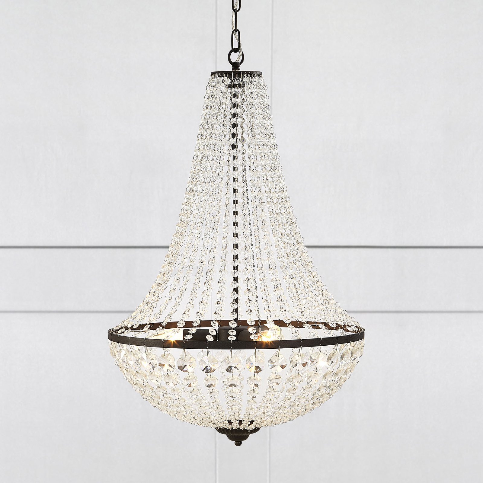 GRÄNSÖ lysekrone sort 50 cm - Markslöjd