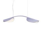 FLOS Almendra Arch LED-Hängelampe, lang, flieder