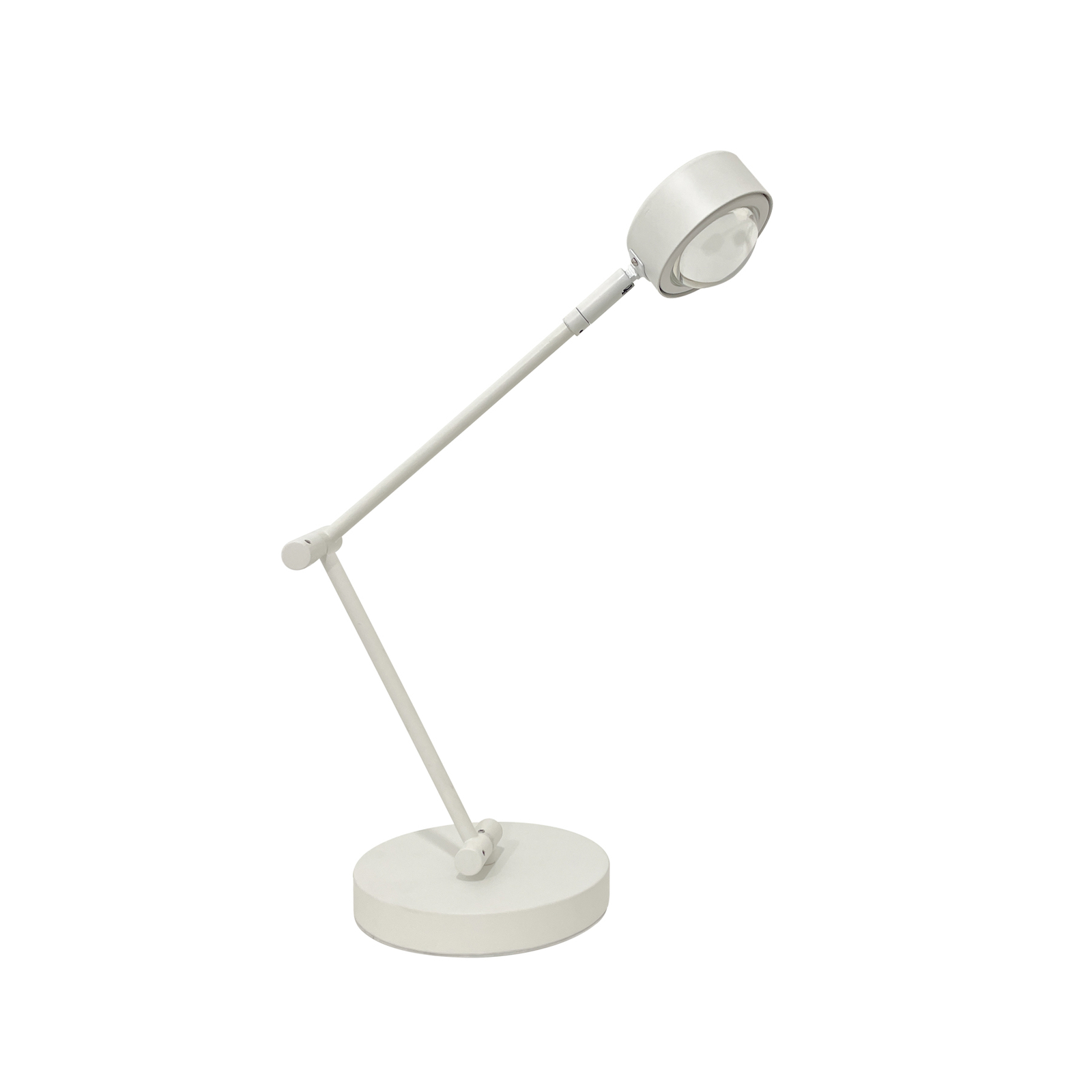 Lampa stołowa Jyla, biały, soczewka, 4200K