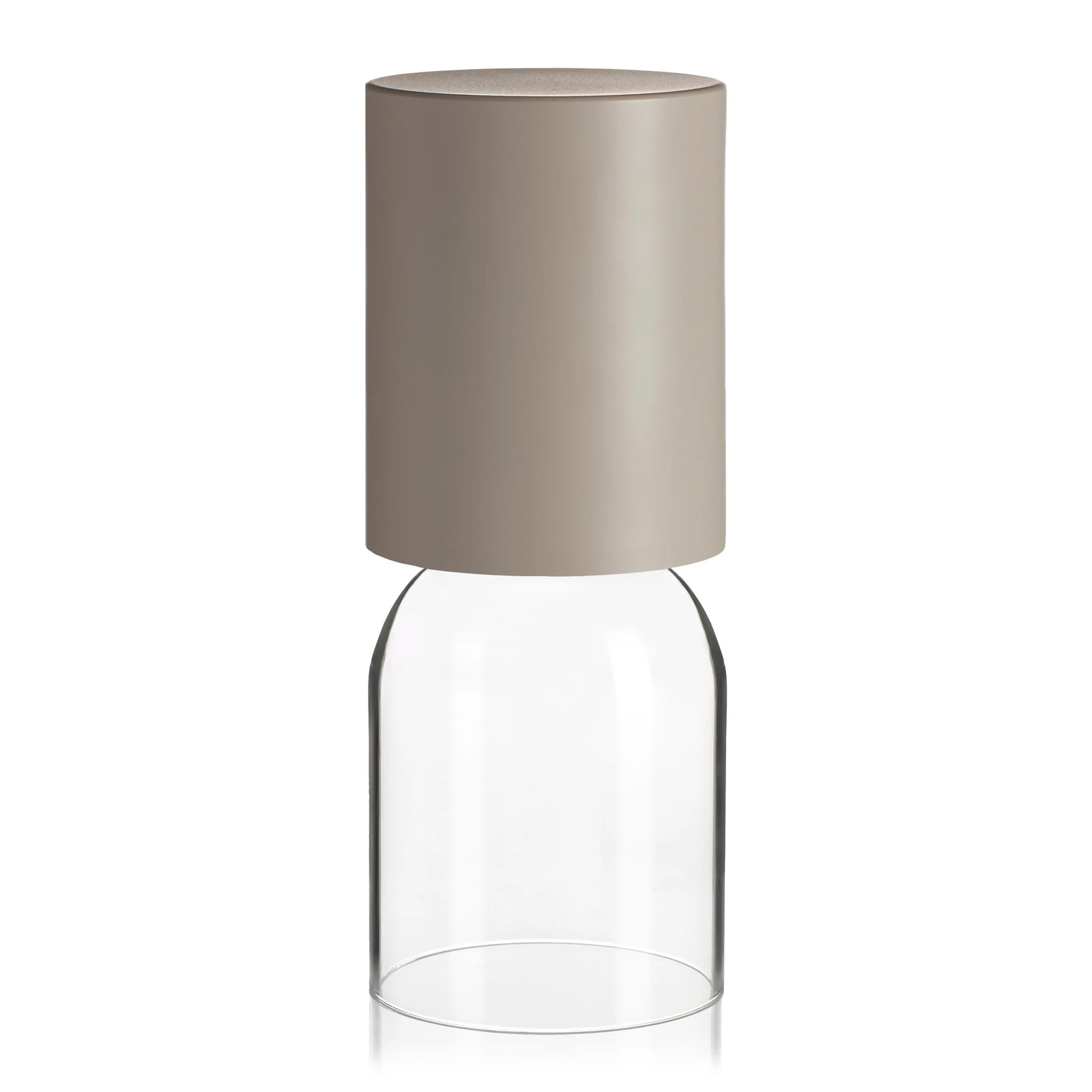 Luceplan Nui Mini galda lampa ar uzlādējamu akumulatoru IP54, smiltis