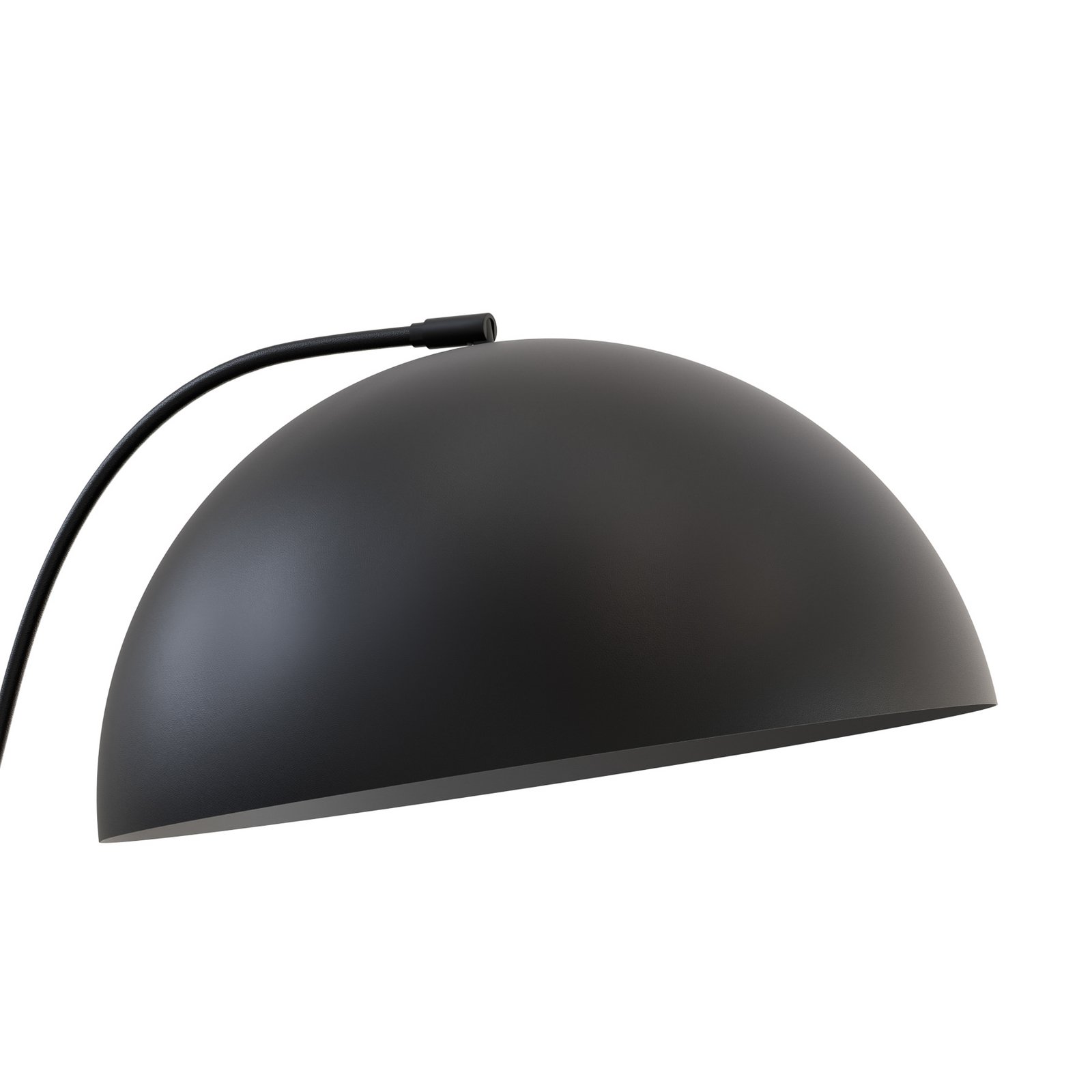 Stehlampe Arcos, schwarz, Höhe 150 cm, Metall