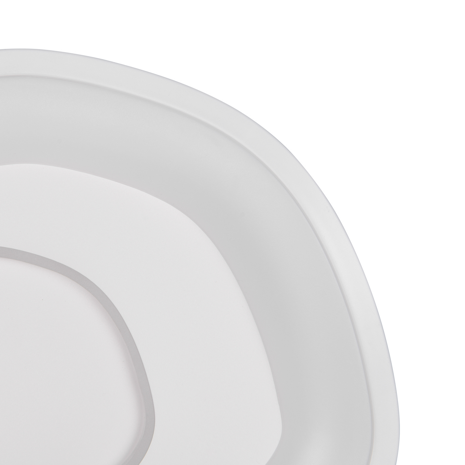 Plafoniera LED Nube, bianca, metallo, CCT, telecomando Plafoniera LED Nube, bianca, metallo, CCT, telecomando