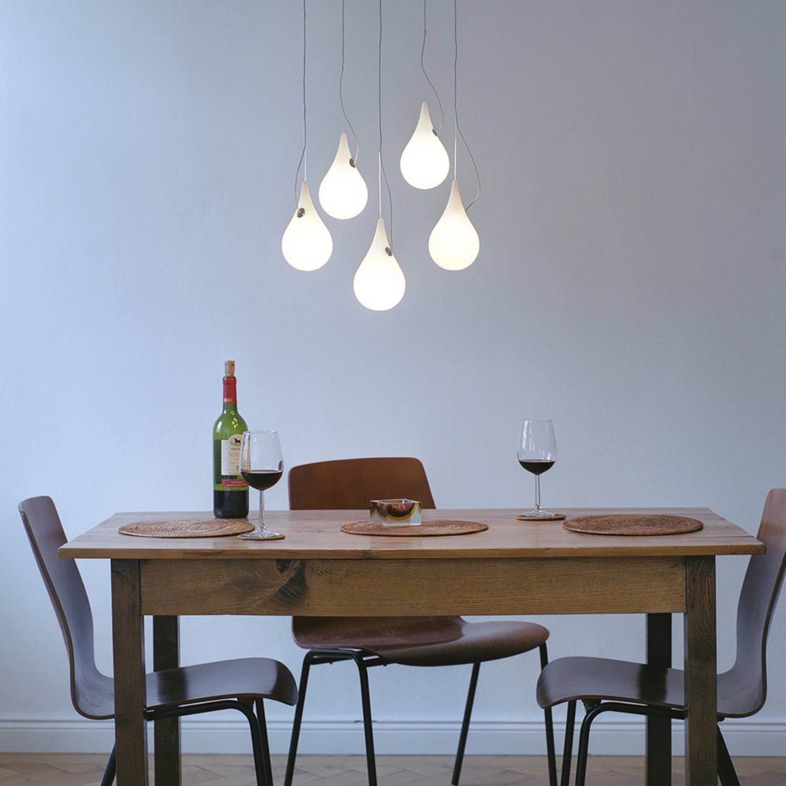  Next Next Liquid Light Drop-2 Xs Hanging Light, 5-bulb, ø 33 Cm 