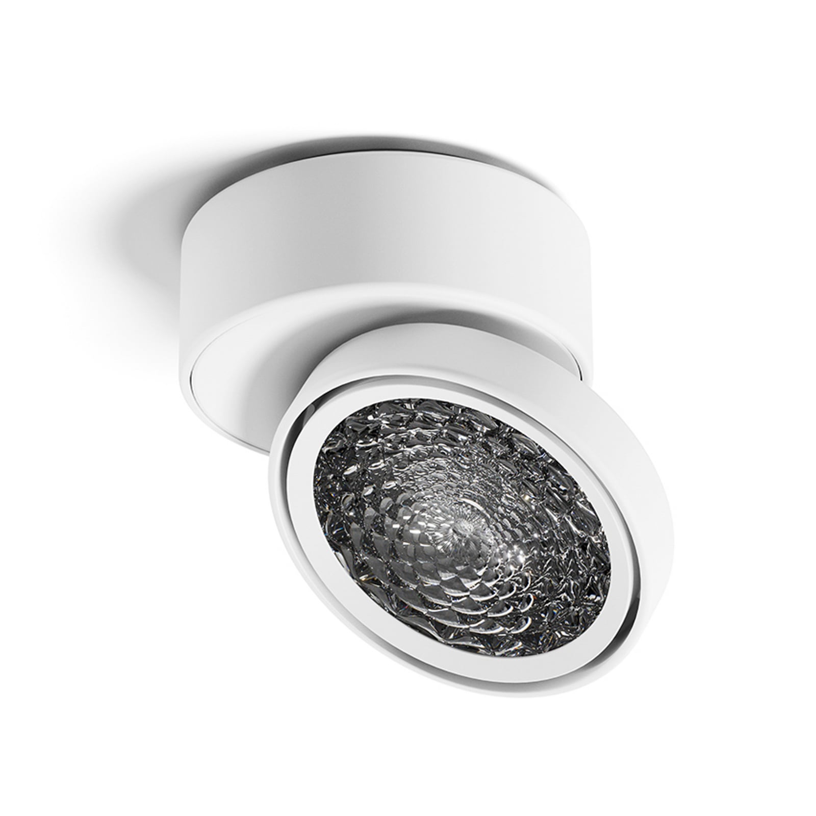Spot pour plafond LED Nivo, blanc, 36°, orientable, à intensité variable - Sigor