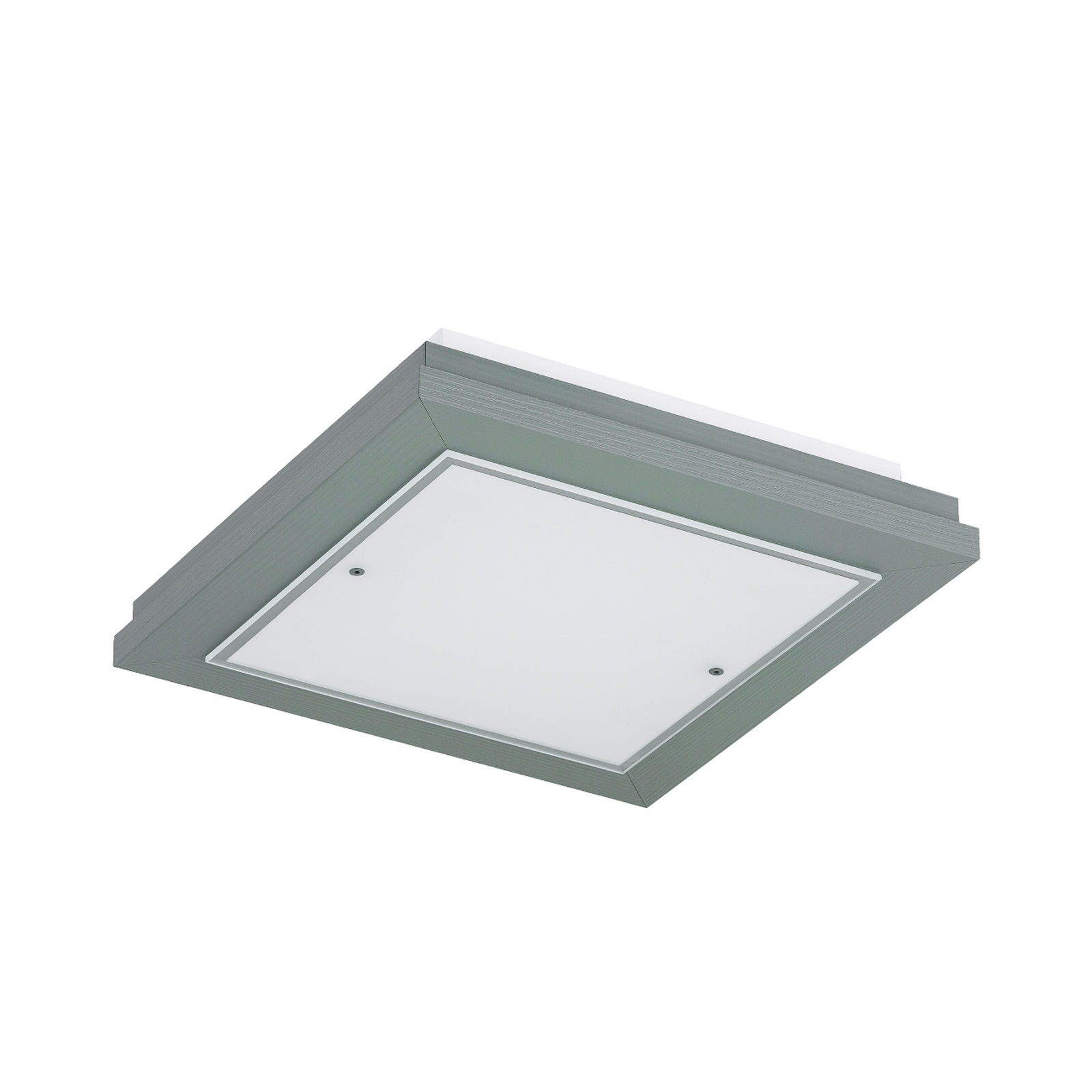Tally ceiling light, width 32 cm, sage green, wood, E27