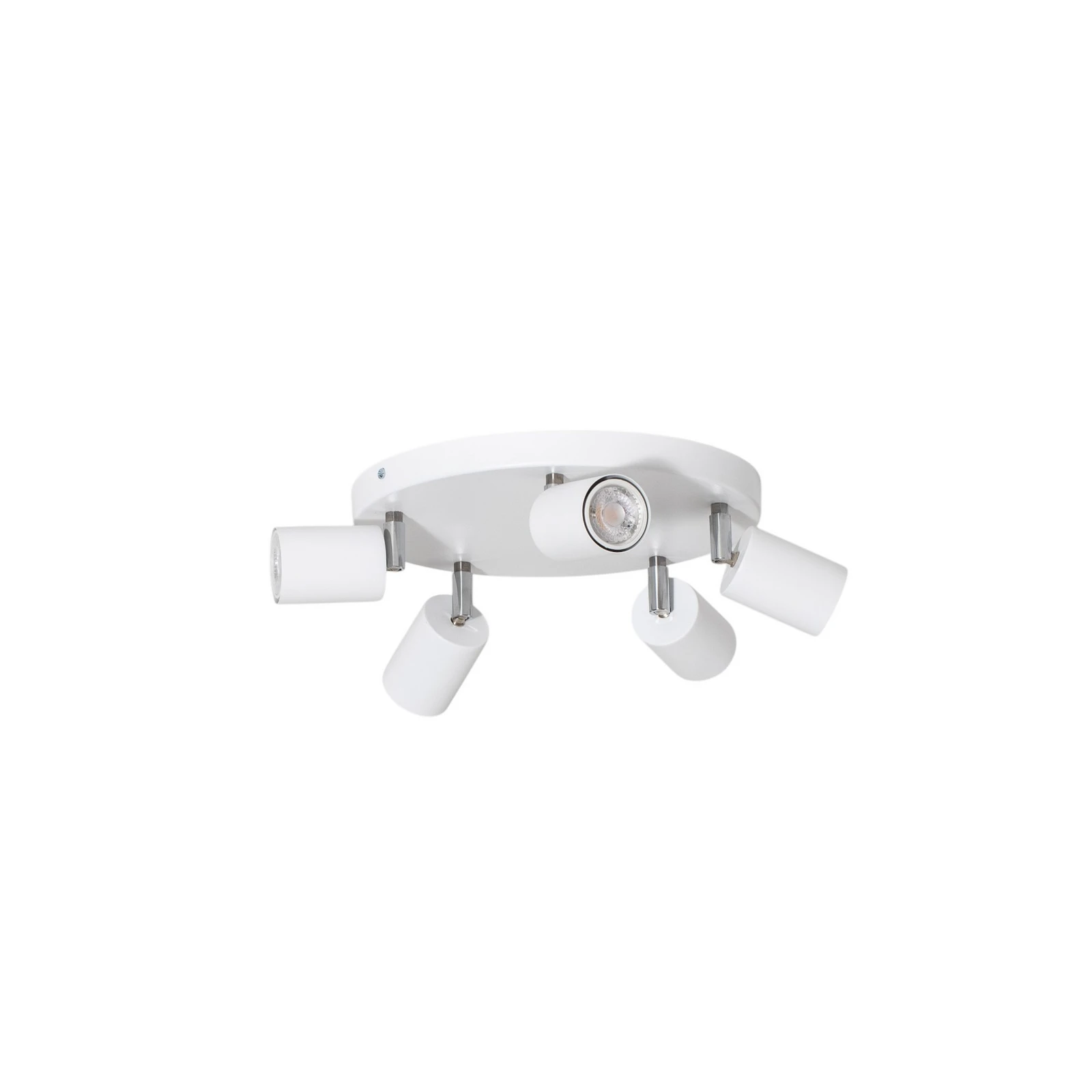 Deckenstrahler Fun, weiß, Ø 30 cm, verstellbar, GU10