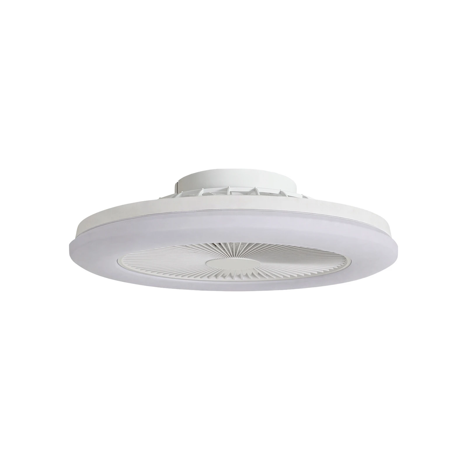Lindby Vedin LED mennyezeti ventilátor, fehér, egyirányú áramkör, Ø 45 cm, RGBW