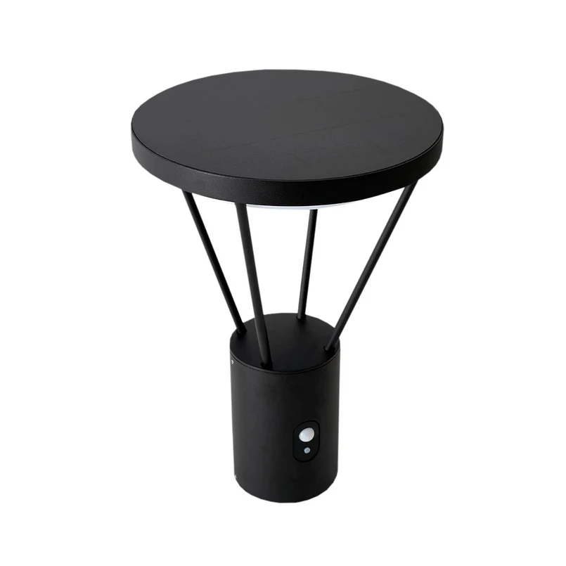 Lucande – Elario Solcell Lampa W/Sensor H44,5 Svart