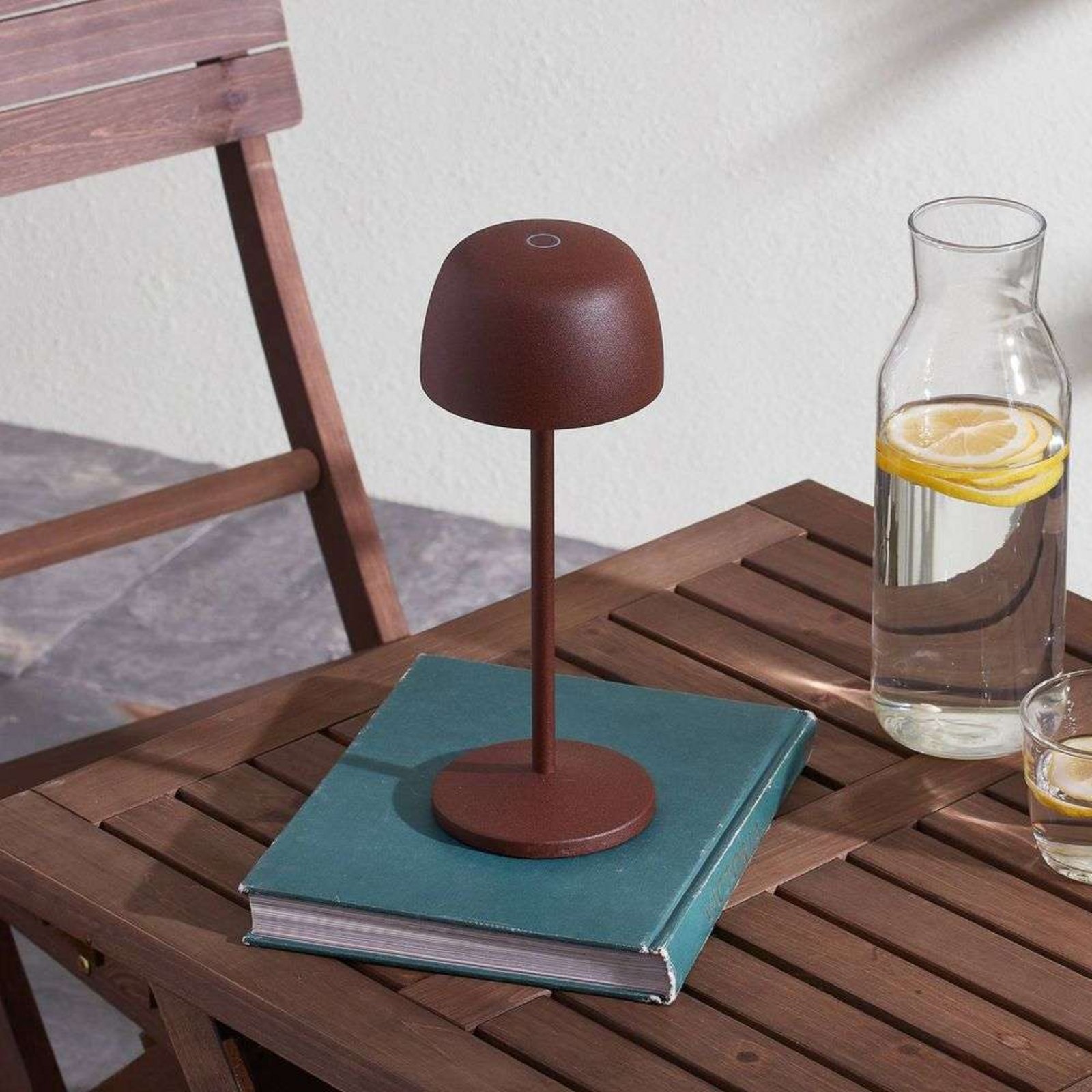 Arietty Portable Table Lamp Brown/Rust - Lindby