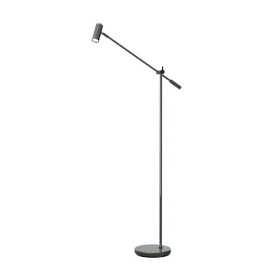 Cato Candeeiro de pé verde floresta/preto Altura 134 cm regulável - Belid
