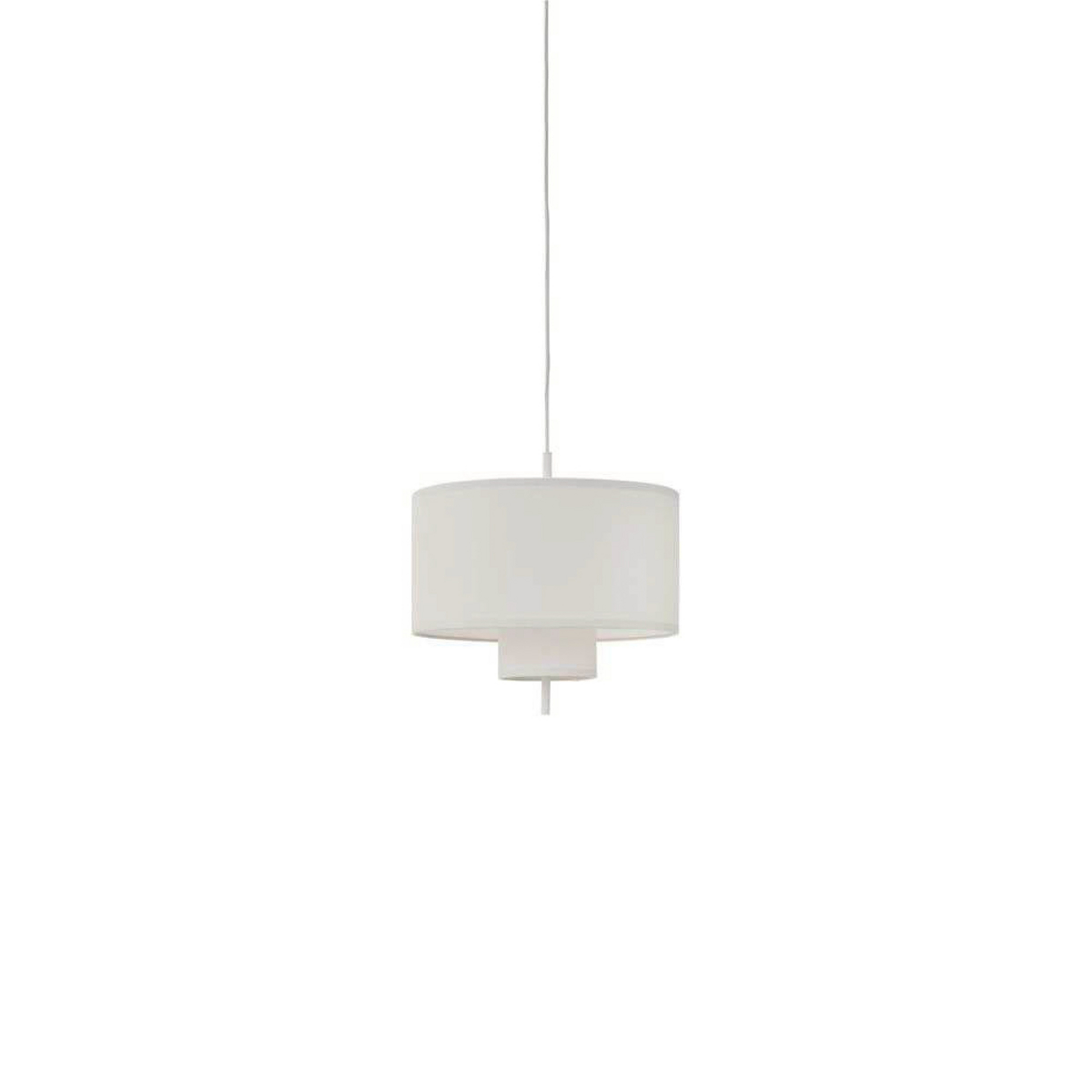 Margin hanglamp Ø50 White Canvas - New Works