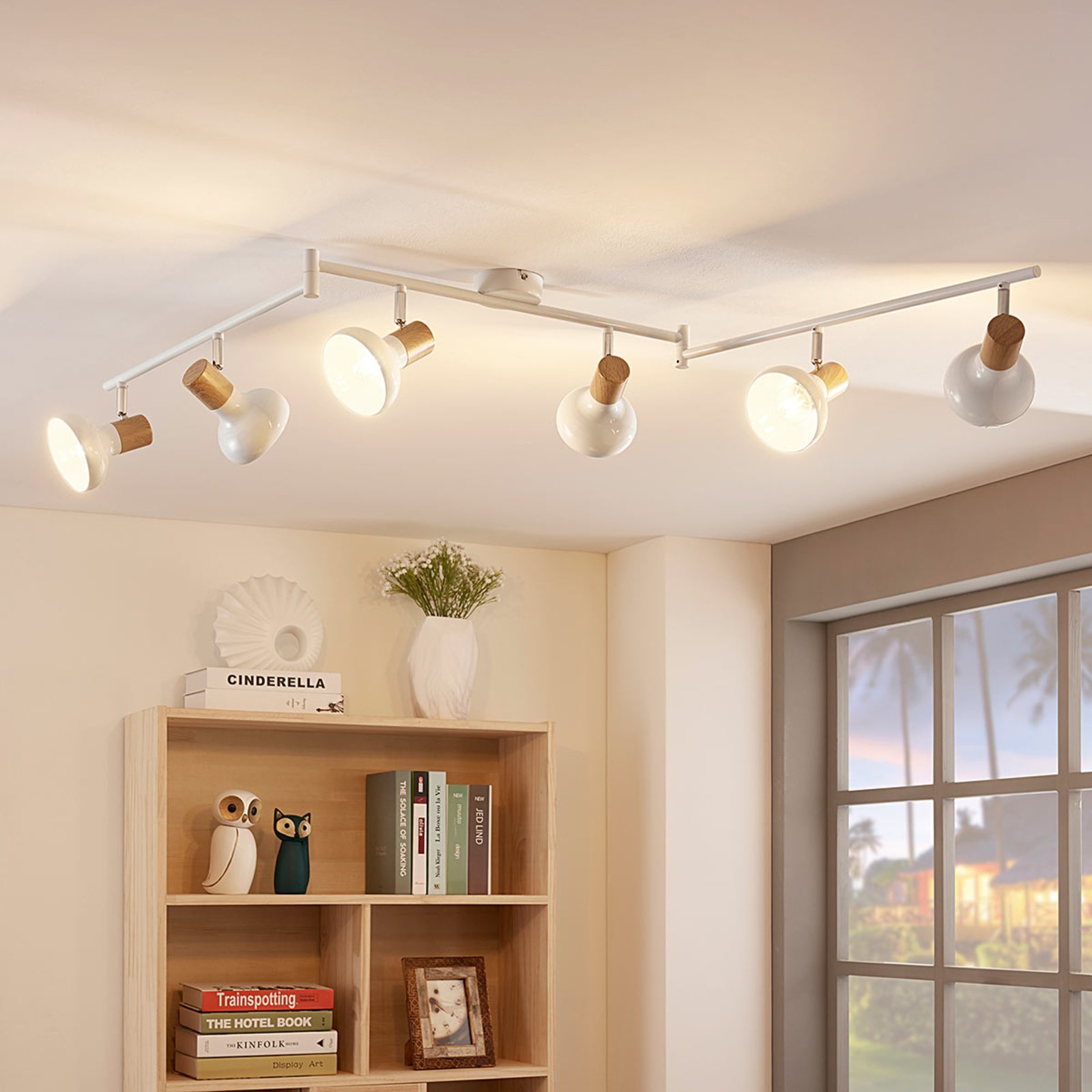 Fridolin Stropní Lampa White - Lindby
