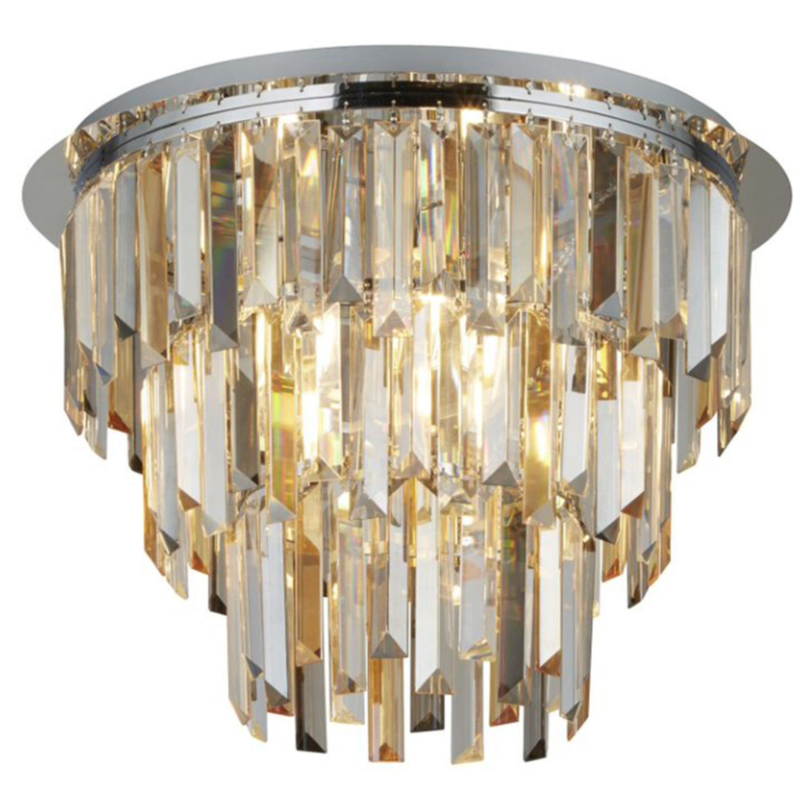 Clarissa ceiling light with crystals