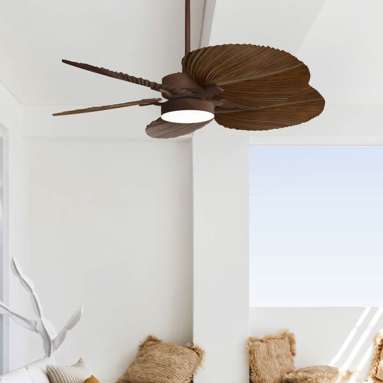 Beacon Deckenventilator mit Licht Bali, Ø 132 cm, leise