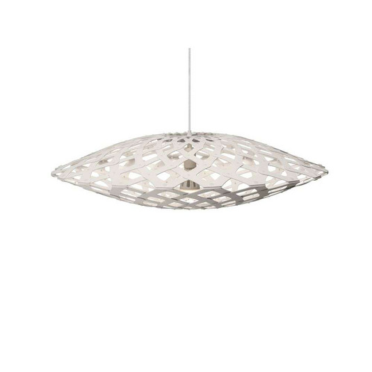 Flax Pendant Ø80 White 2 Sides - David Trubridge