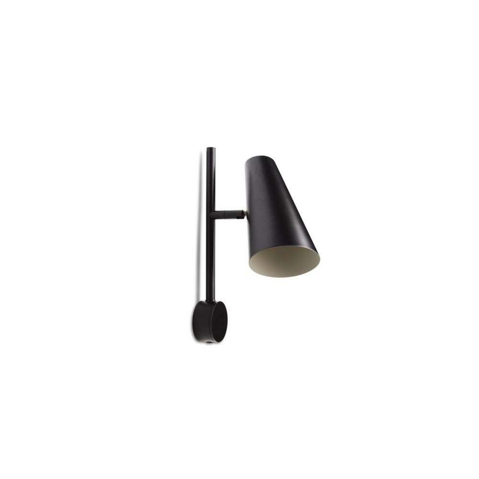 Cono Applique da Parete Nero - Woud