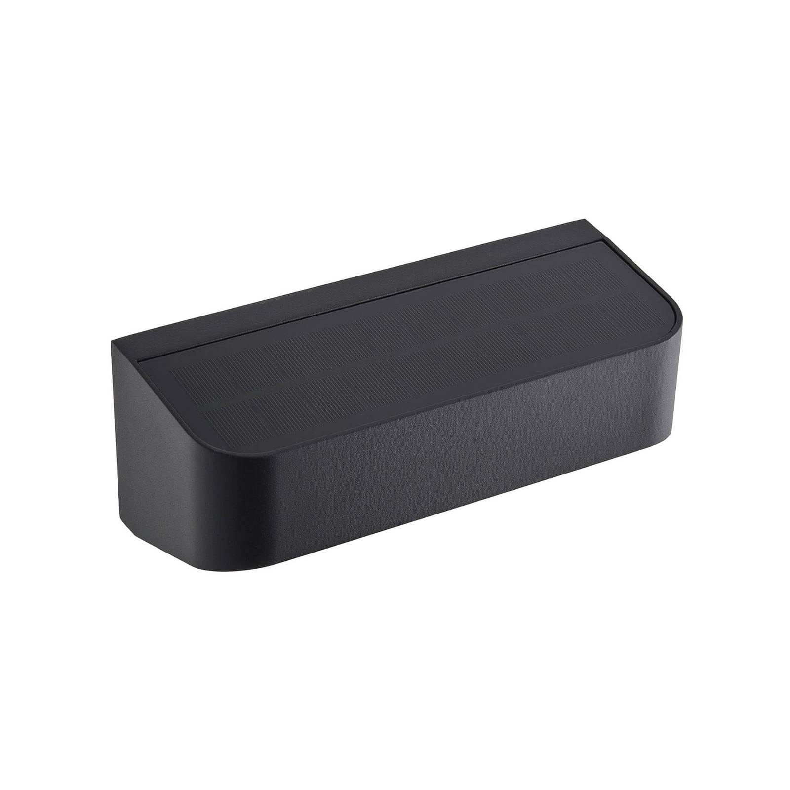 LED solární venkovní nástěnné svítidlo Marcellio, černá, se senzorem, IP54