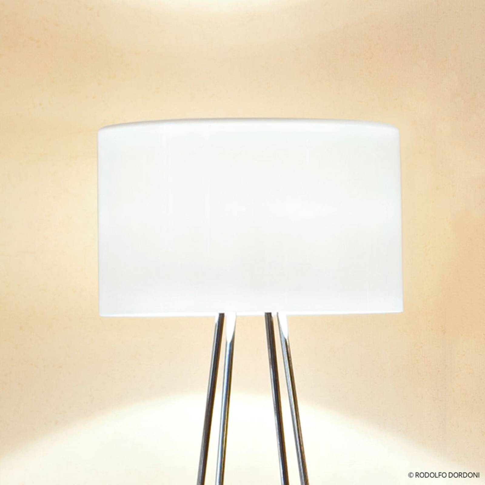 FLOS RAY F2 - Lampa stojąca przezroczysty szklany klosz