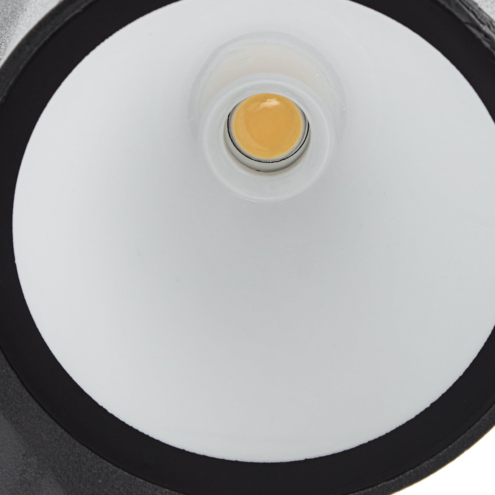 Illuvia LED-ulkoseinävalaisin, IP54, mattamusta, metalli - Lindby