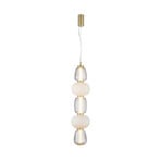 Pearl 5 Candeeiro Suspenso Amber/Gold - Loom Design