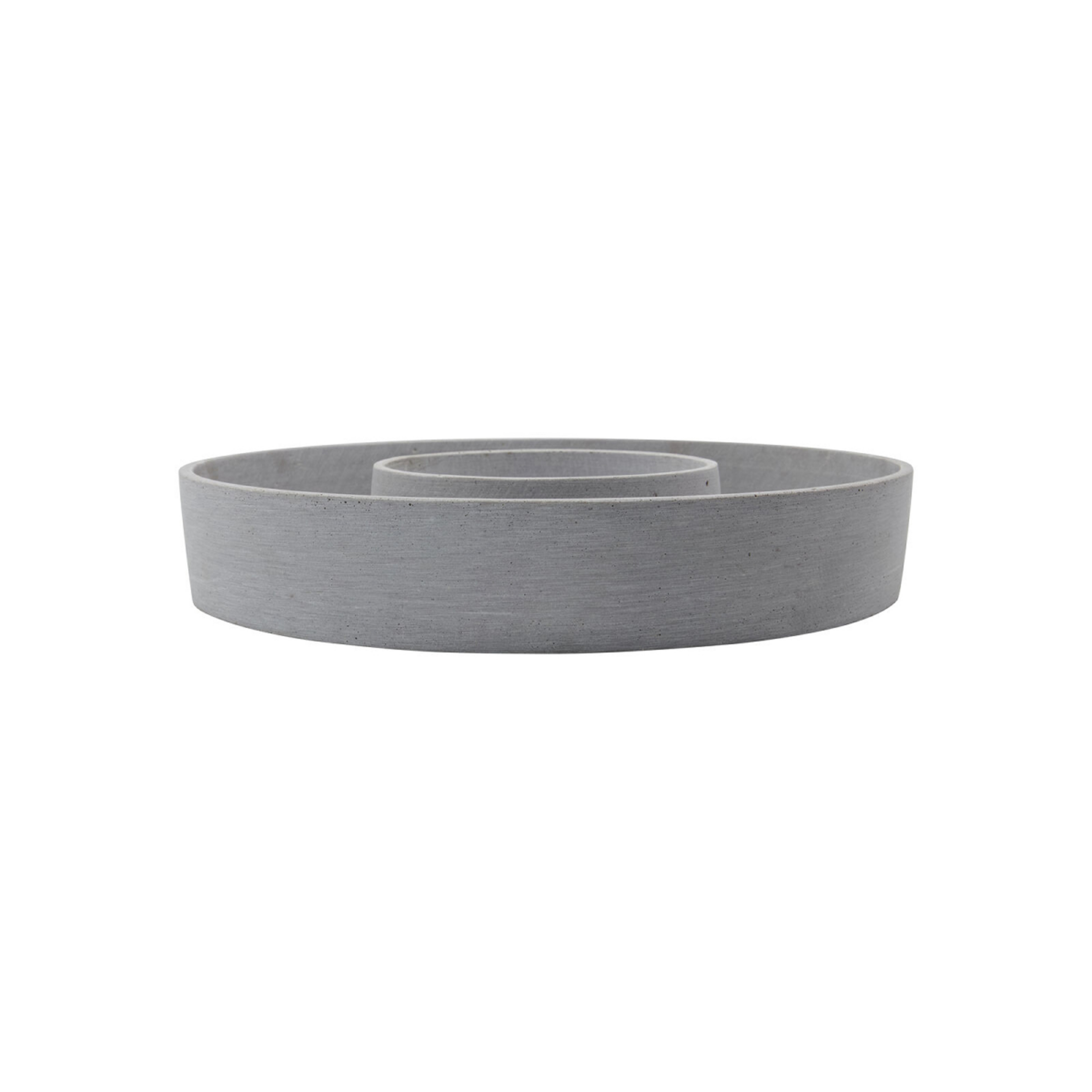Ring Pflanzgefäß, Ø 35 cm, Beton, grau - House Doctor