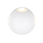 Venkovní nástěnné svítidlo LED Avisio, matně bílé, 4 světla, půlkruhové