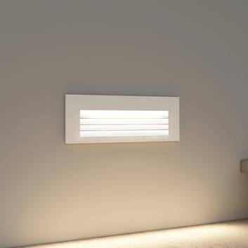 Arcchio Javis LED-inbyggnadslampa, rasterlampa,vit