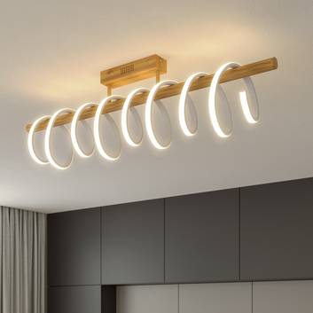 Lucande Milora LED-loftlampe, 100 cm, eg