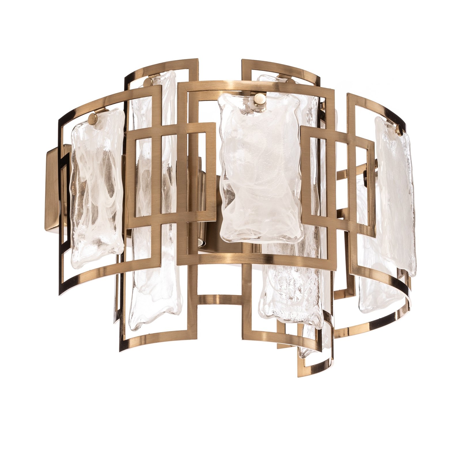 Karmella wall light, antique brass