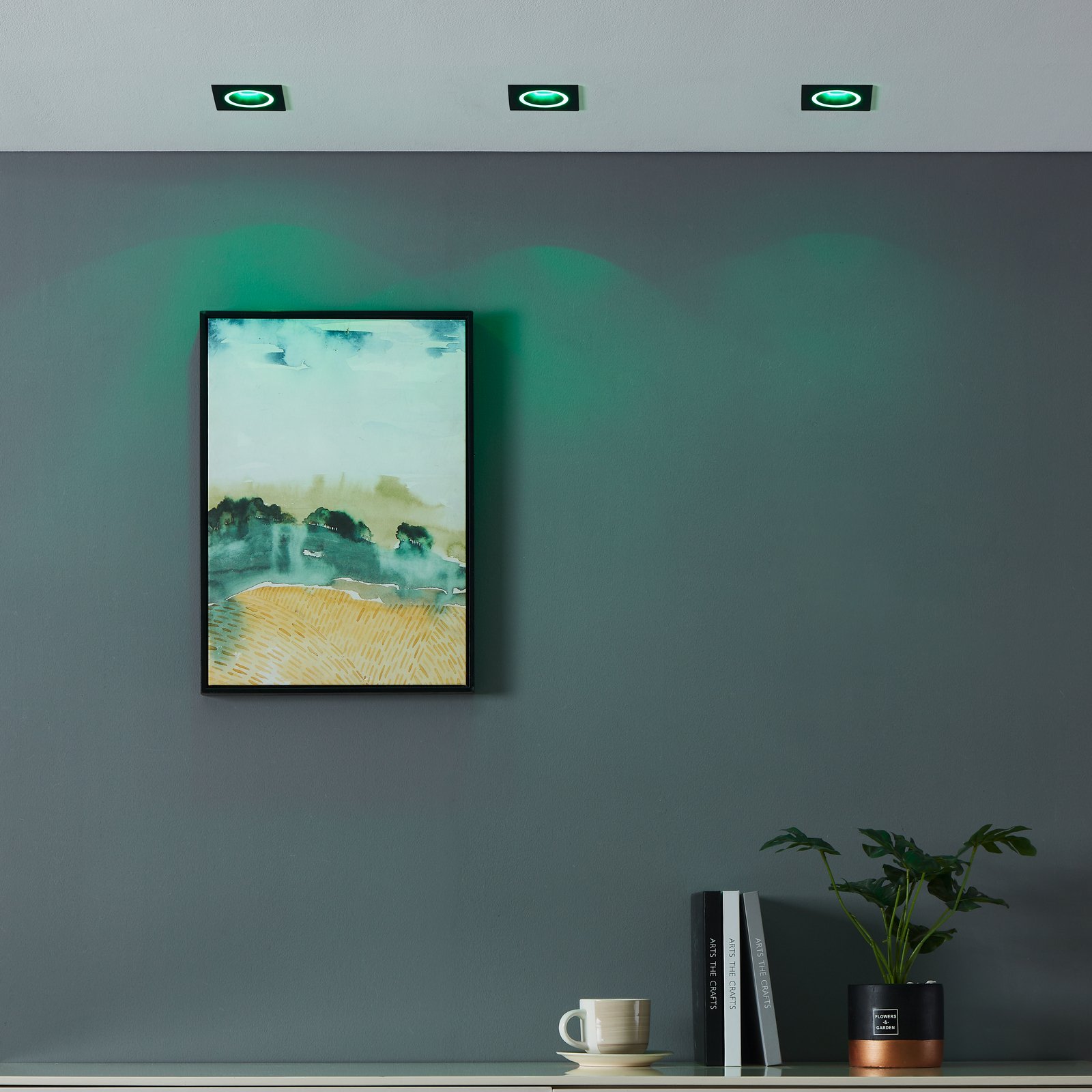 EGLO connect Smart-LED-Leuchte Carosso-Z, 9 x 9cm, schwarz