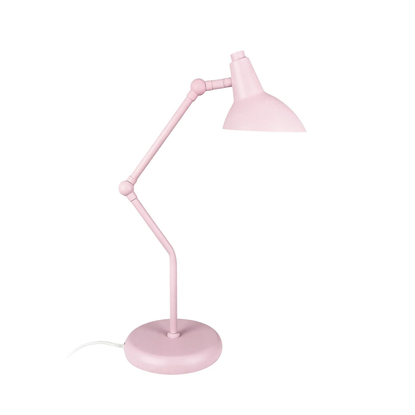 Lampe à poser Dyberg Larsen Vela, rose, hauteur 45 cm