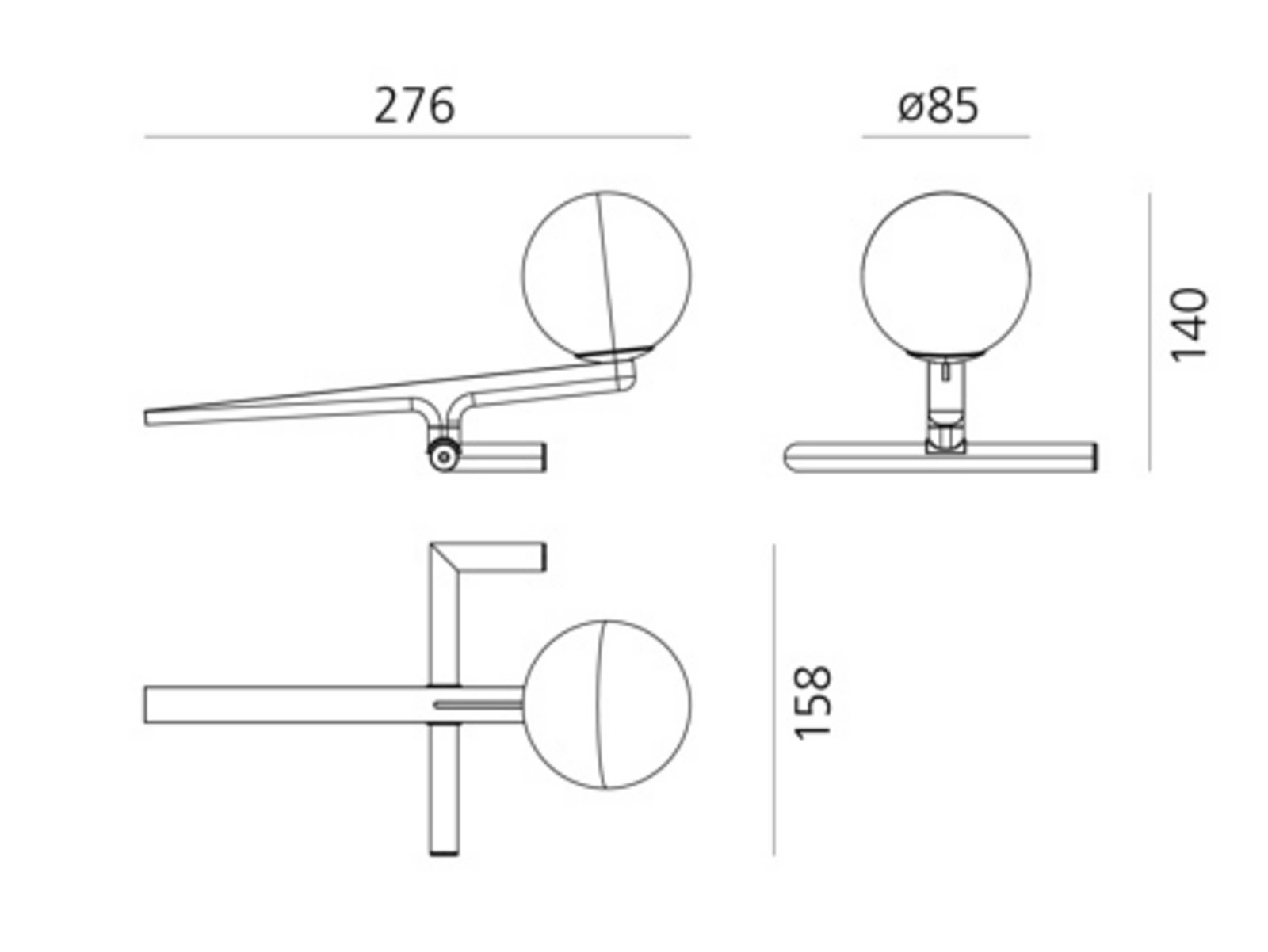 Yanzi T Lampă de Masă - Artemide