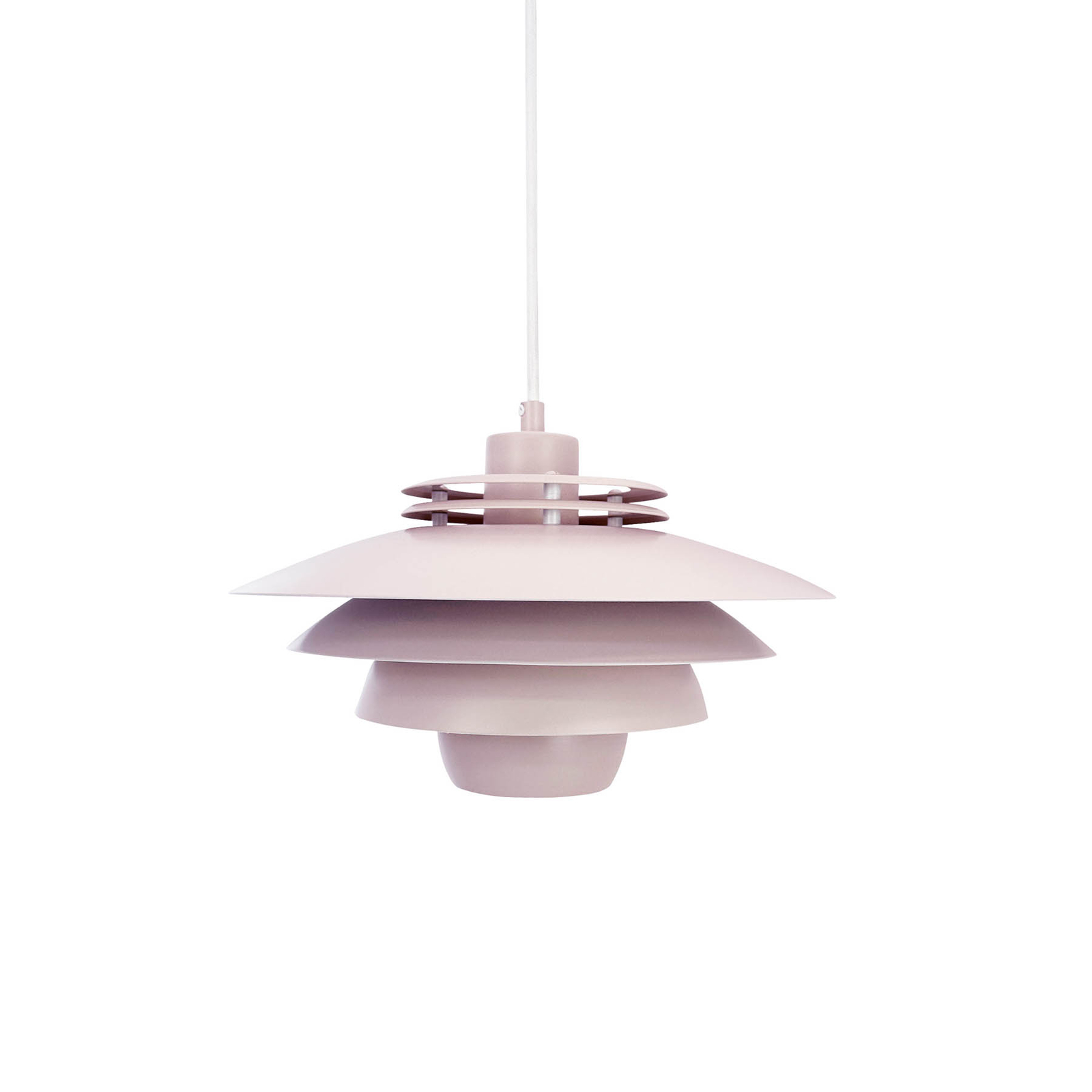 Dyberg Larsen hanglamp Ejka mini, roze, Ø 30 cm, metaal