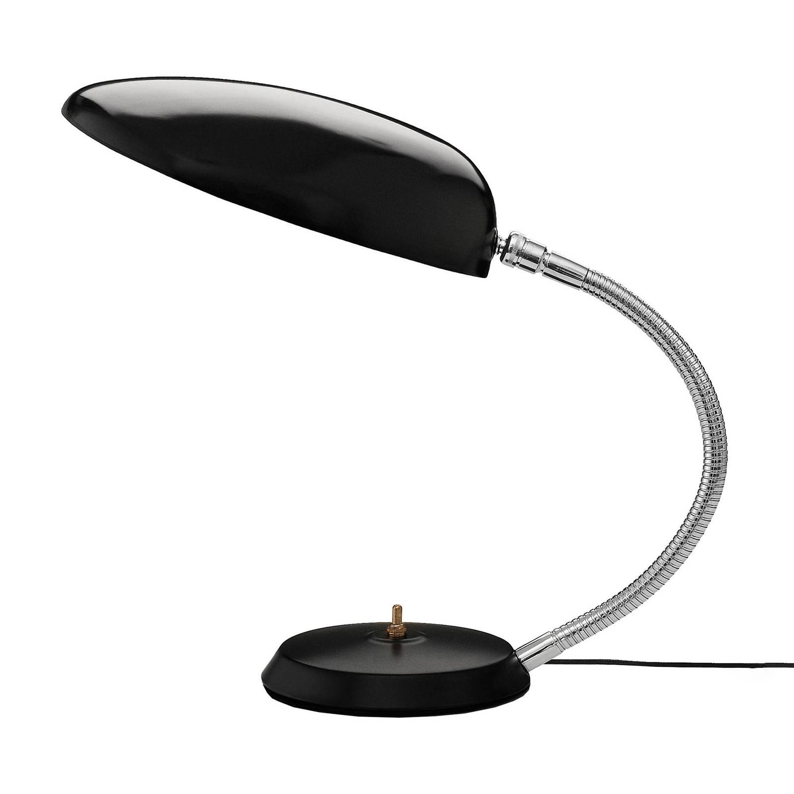 GUBI Cobra kialakítású asztali lámpa, fekete
