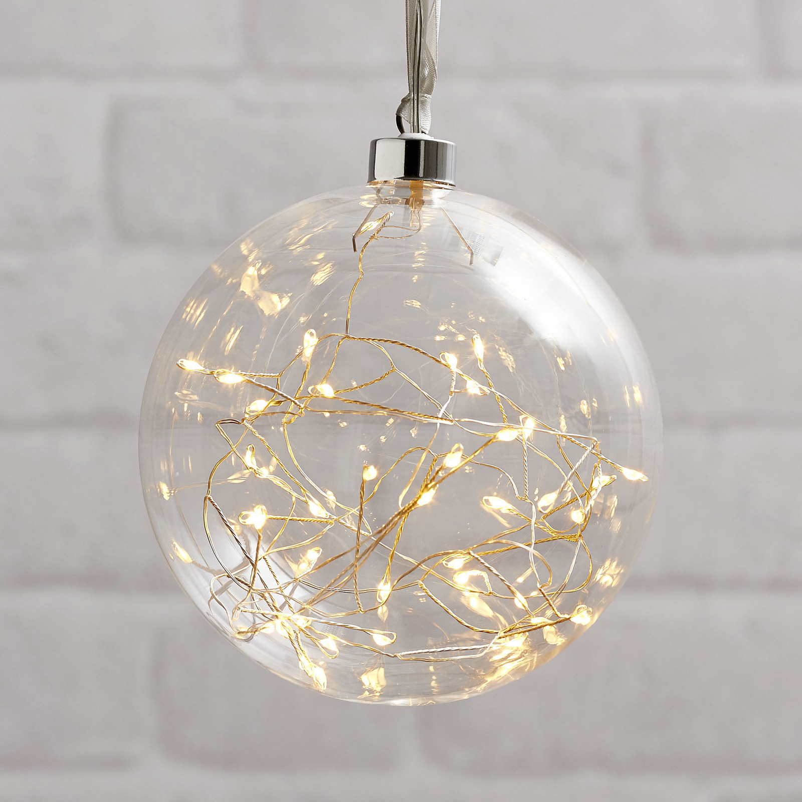 LED-Dekokugel Glow aus Glas, Ø 15 cm