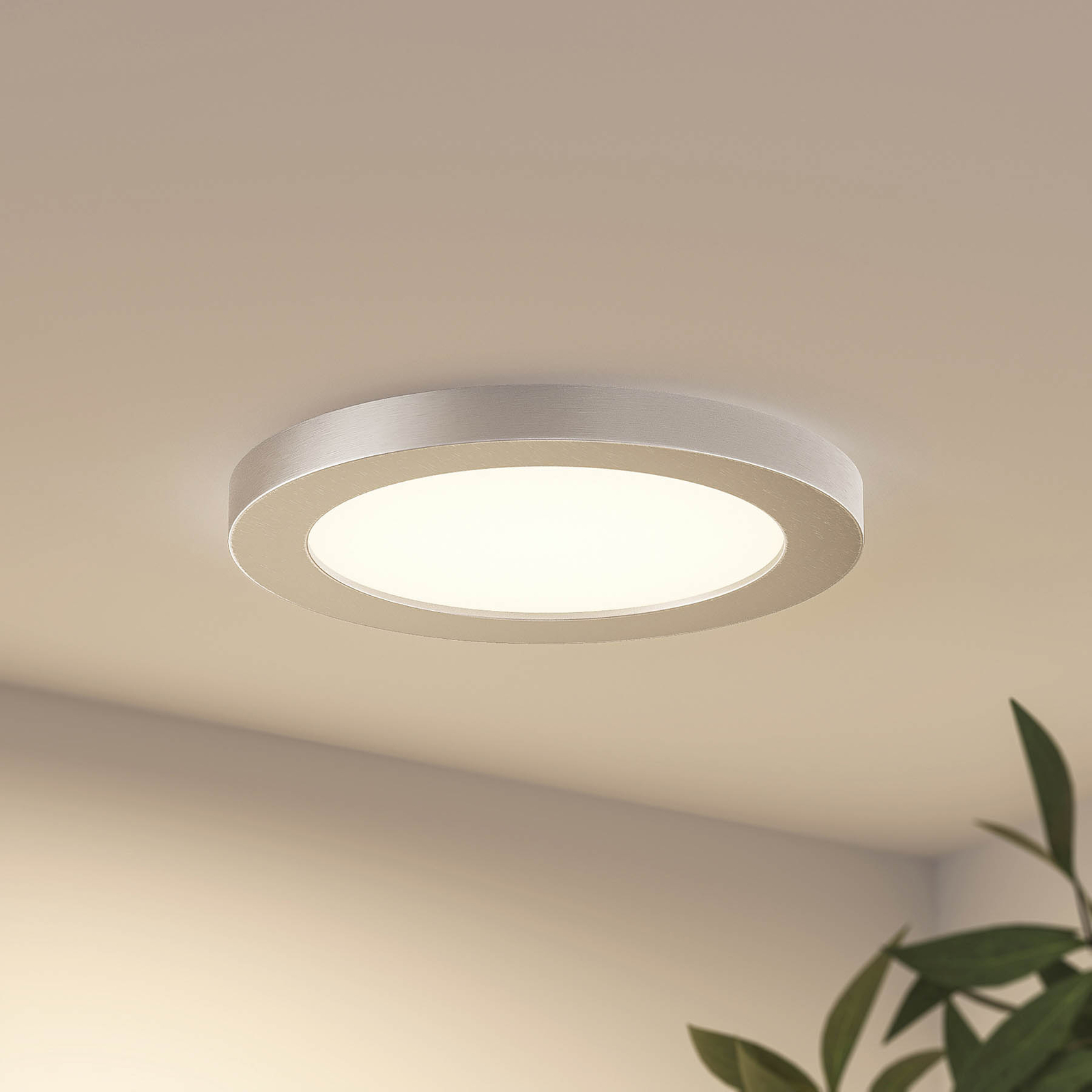 Prios Aureka LED-Deckenlampe, Einbau möglich