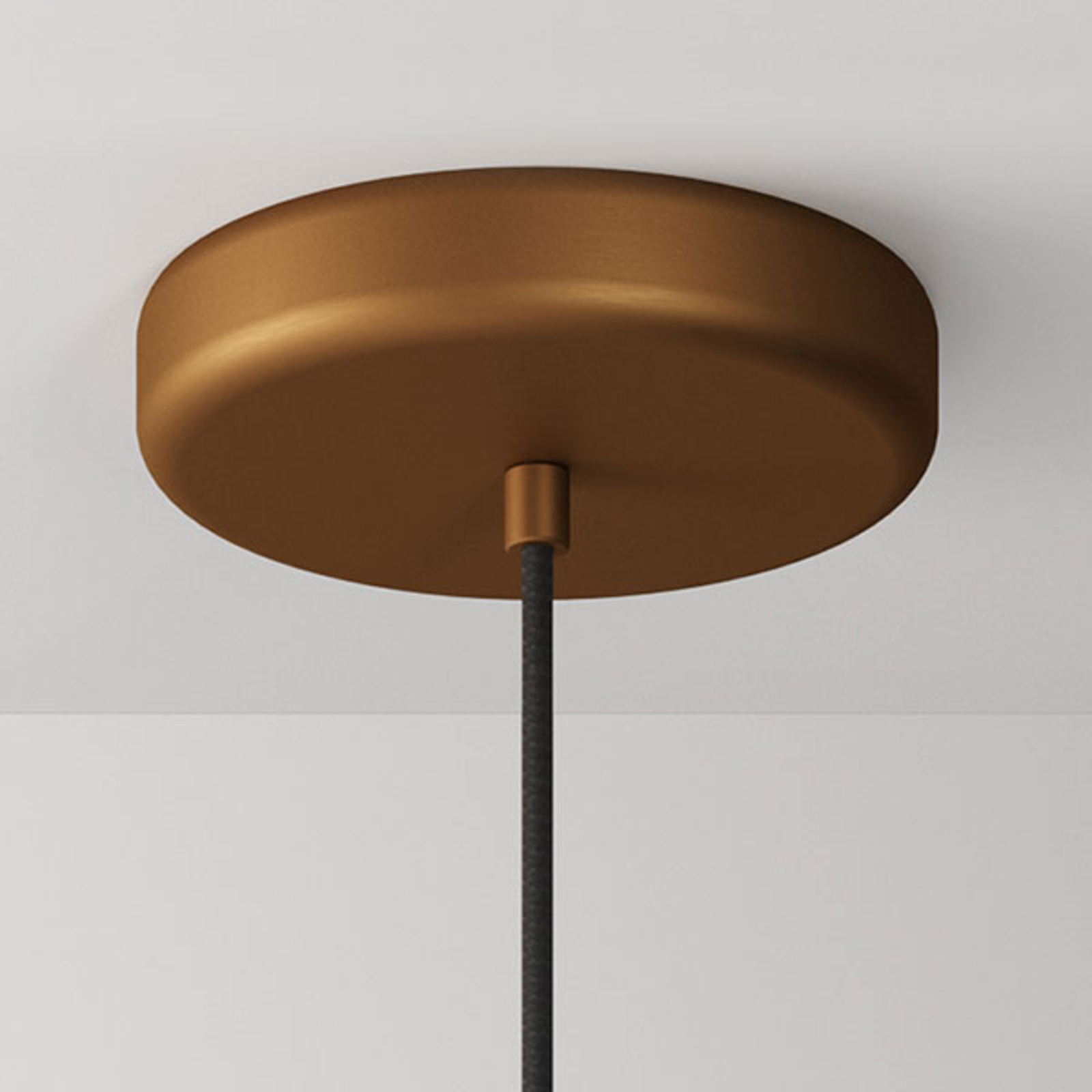 Fabbian Claque závěsné světlo LED 20 cm bronz