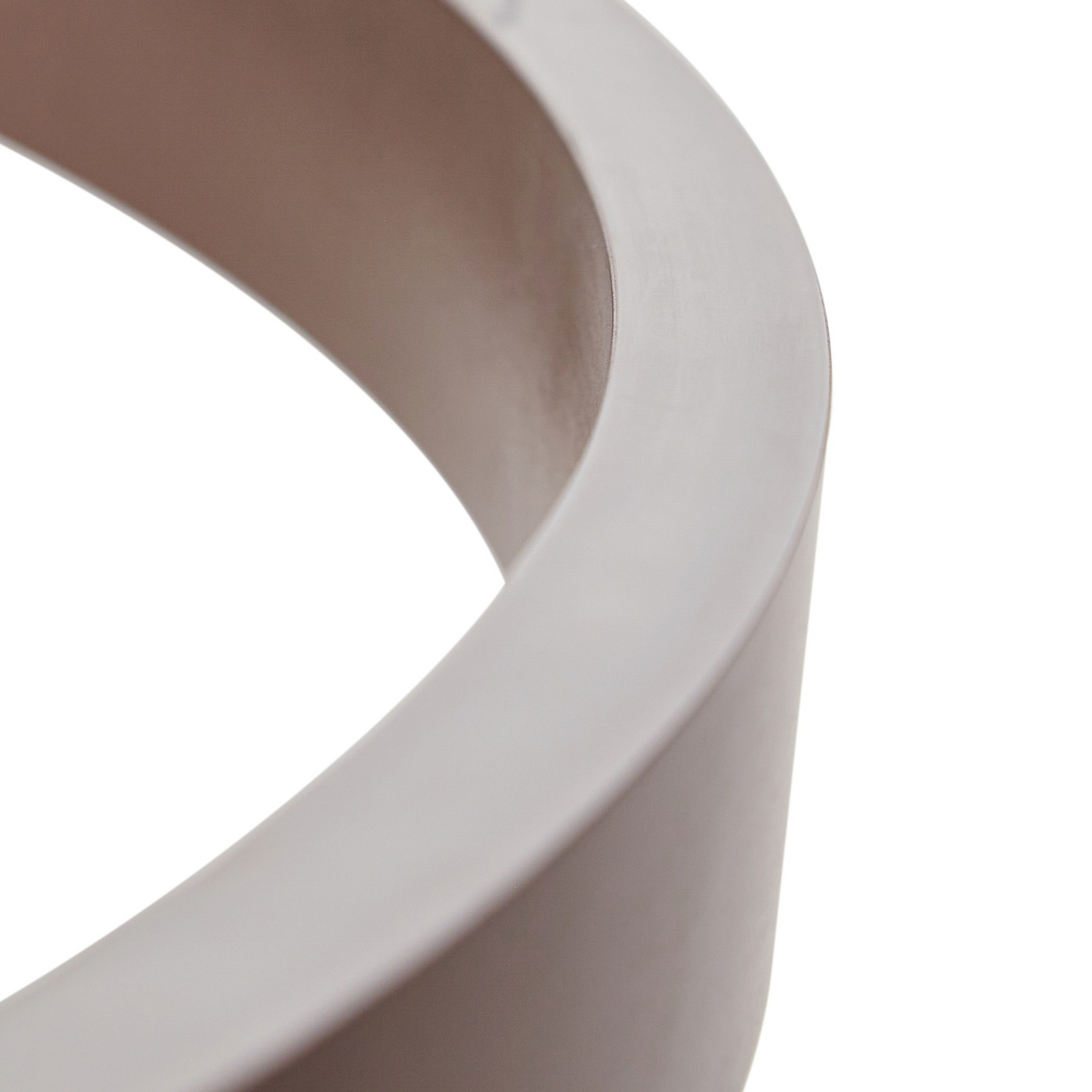 Lucande LED Pendant lamp Yonam, coffee, Ø 80cm