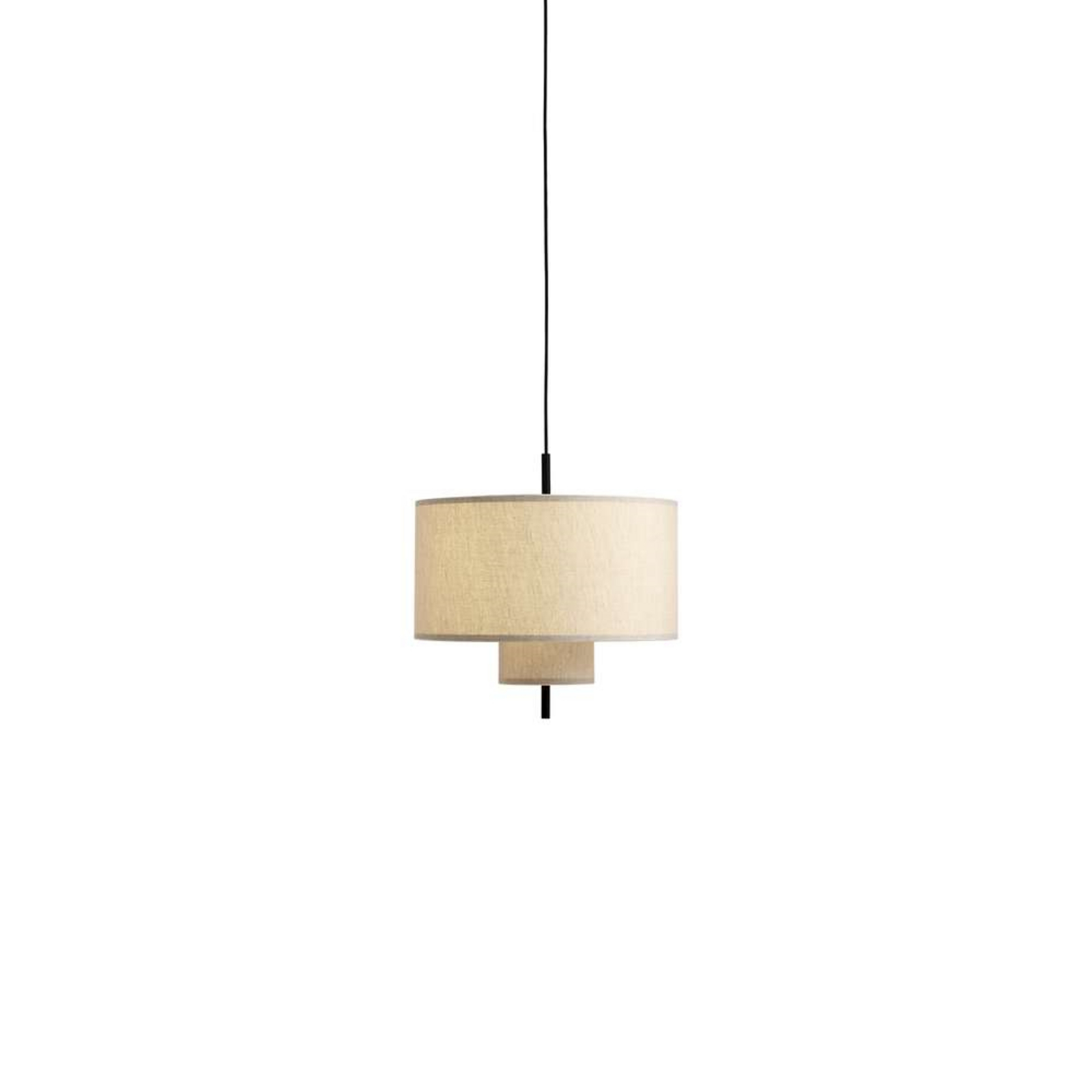 Margin Lampada a Sospensione Beige Canvas Ø50 - New Works