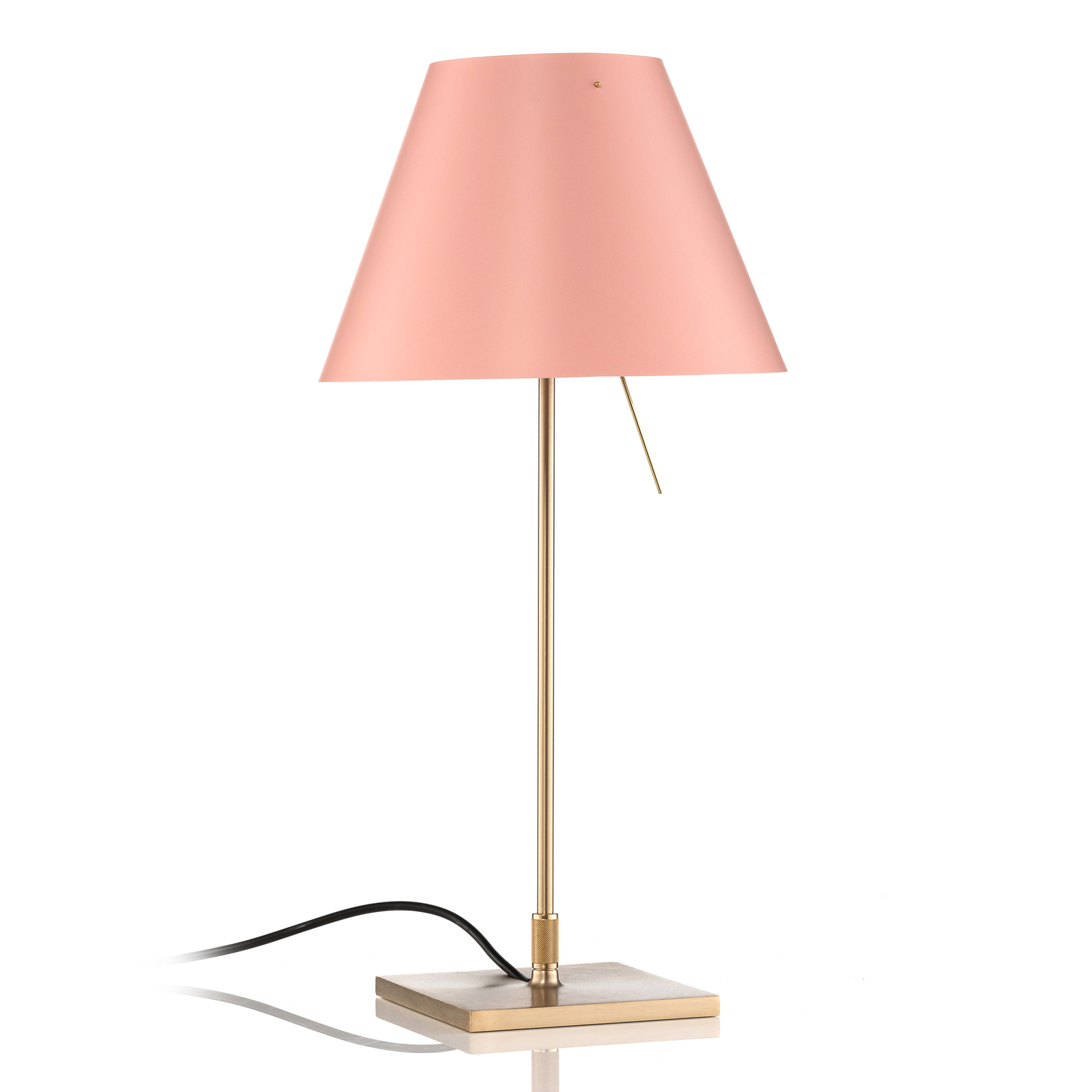 Luceplan Costanzina bordslampa mässing rosa