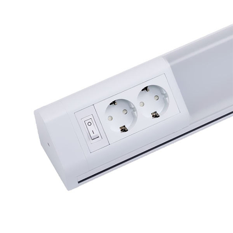 Chianti 15 W - applique sous-meuble avec 2 prises