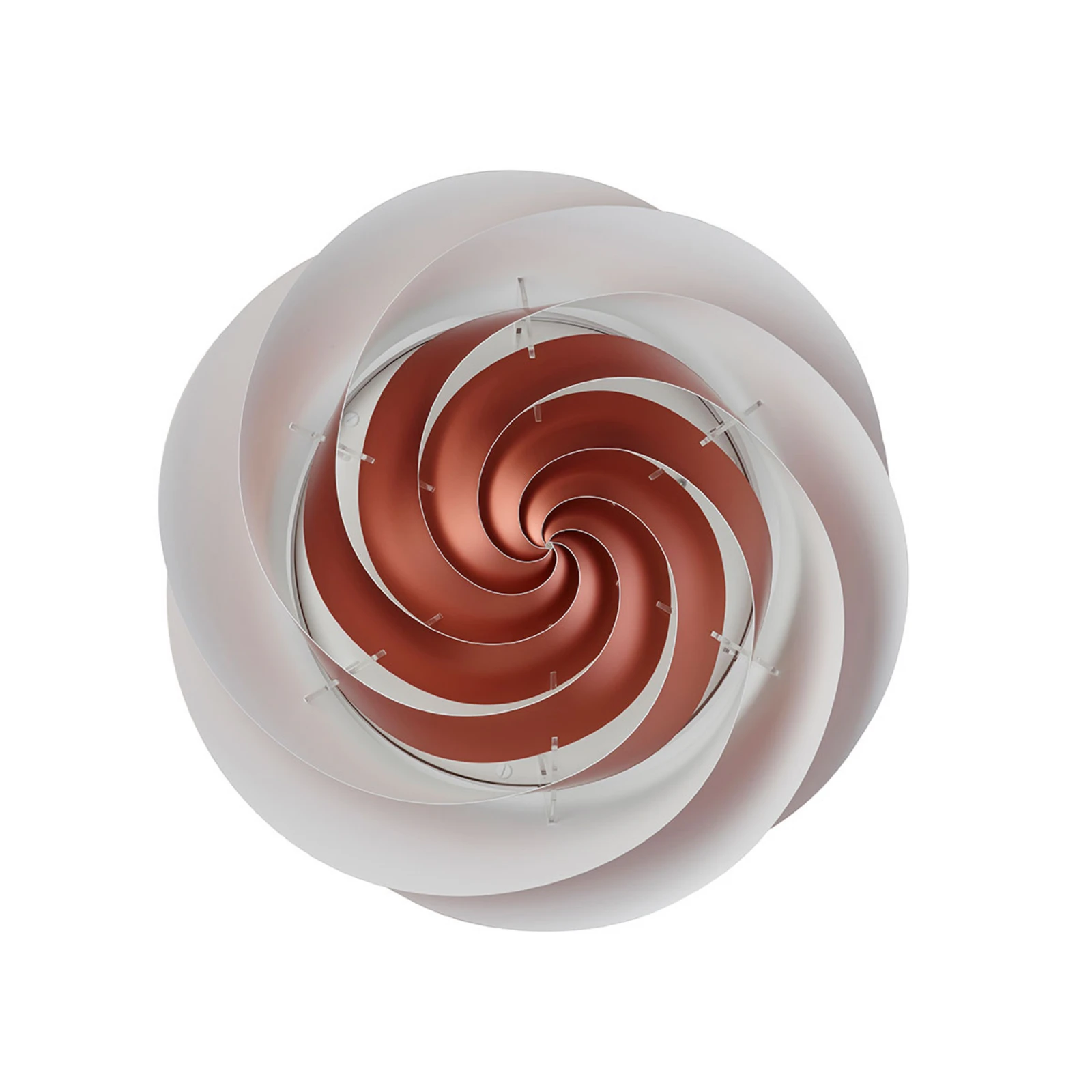 LE KLINT Swirl Medium - kupferfarbene Wandleuchte