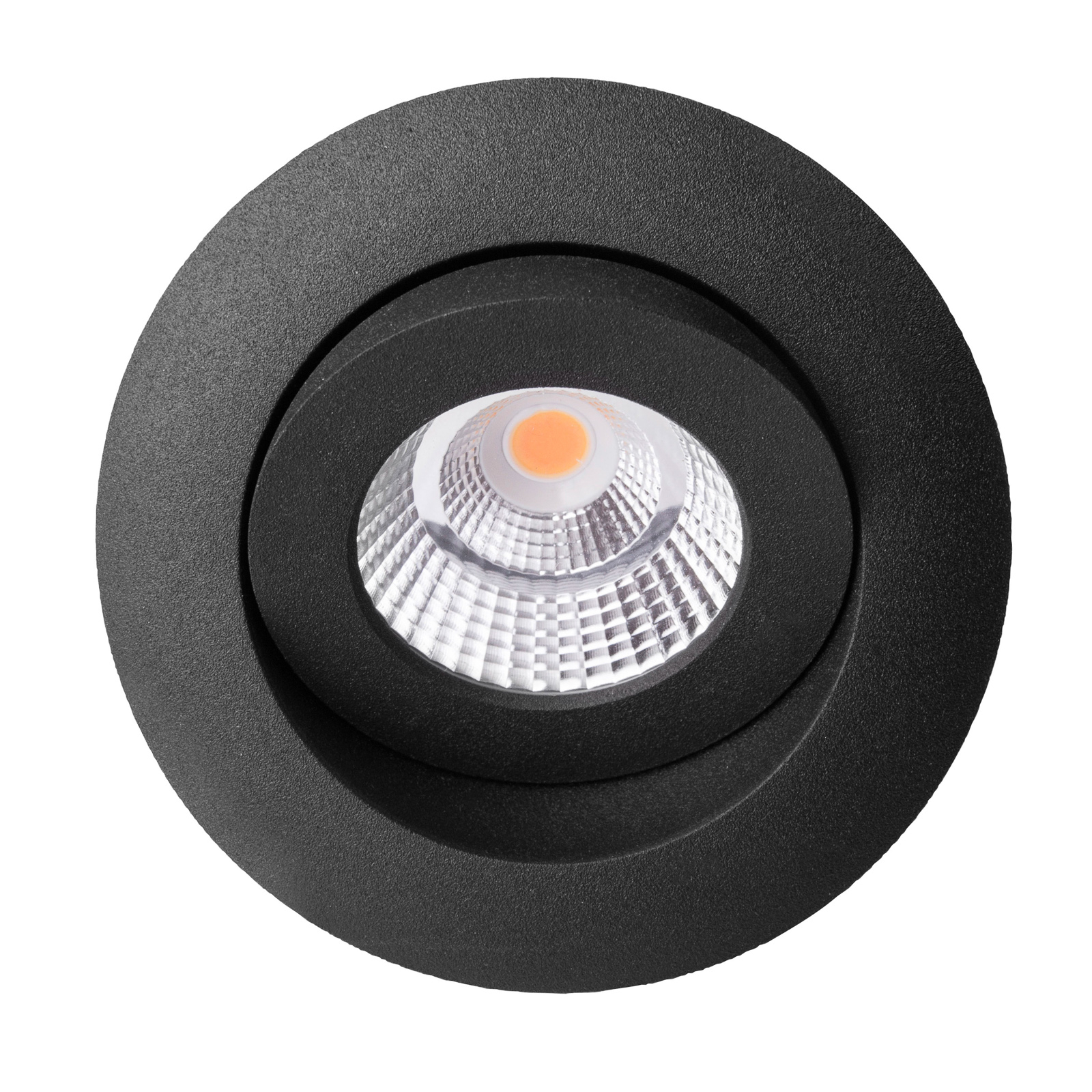 SLC One 360° LED cu lumină de încastrare cu LED-uri de culoare neagră, de